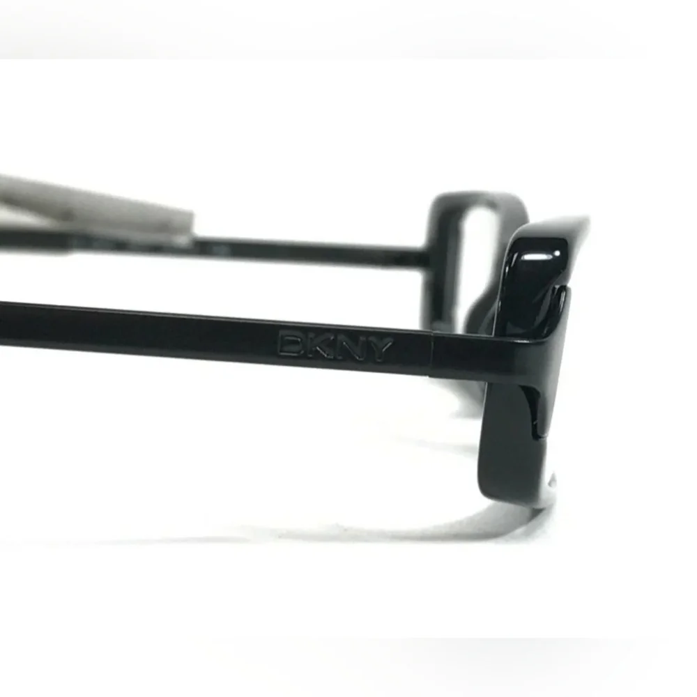 DKNY DY4507 3001 Eyeglasses Frames Black Rectangular Horn Rim 50-17-135